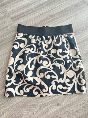 Ann Taylor LOFT Silk & Cotton A-Line Skirt Size 4